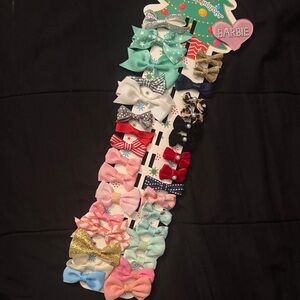 Multicolor Bow Hair Clips for Kids